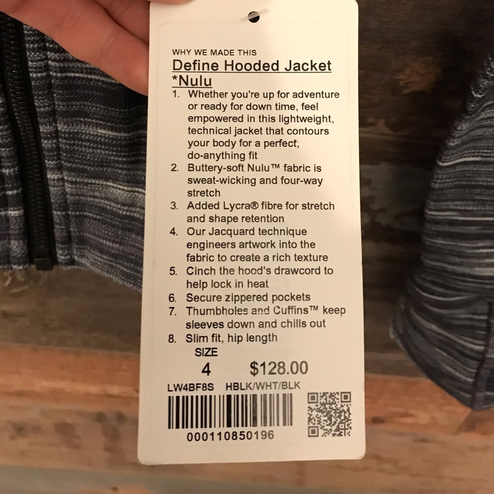 Lululemon Define Hooded Jacket Nulu size 4 - Picture 8 of 8
